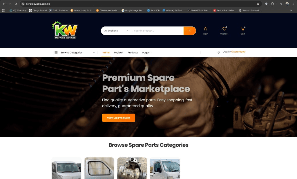 Korokpe World homepage